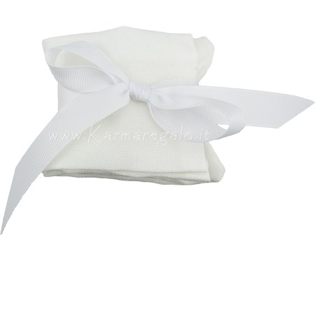 sacchettino bomboniera con nastro