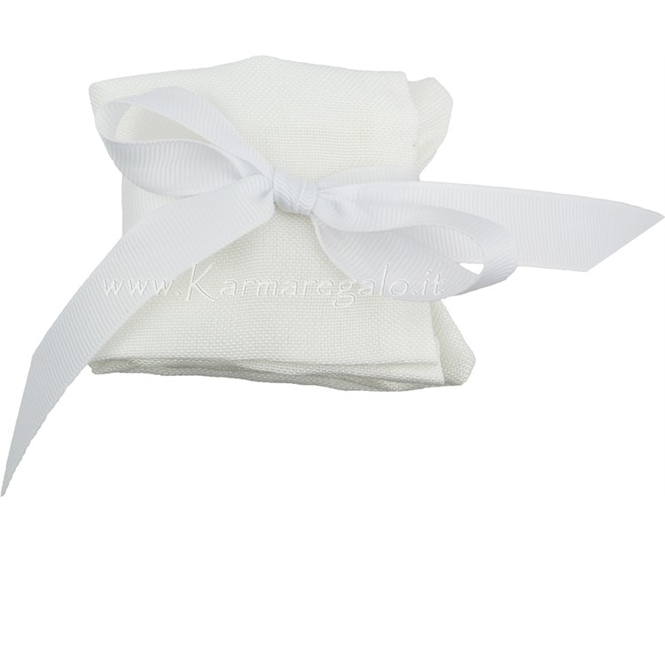 Sacchettino bomboniera con nastro