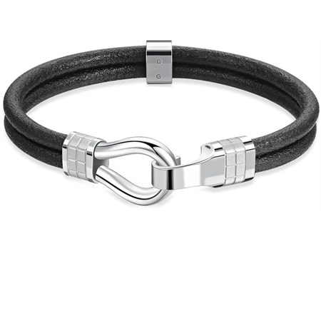 bracciale uomo clint acciaio