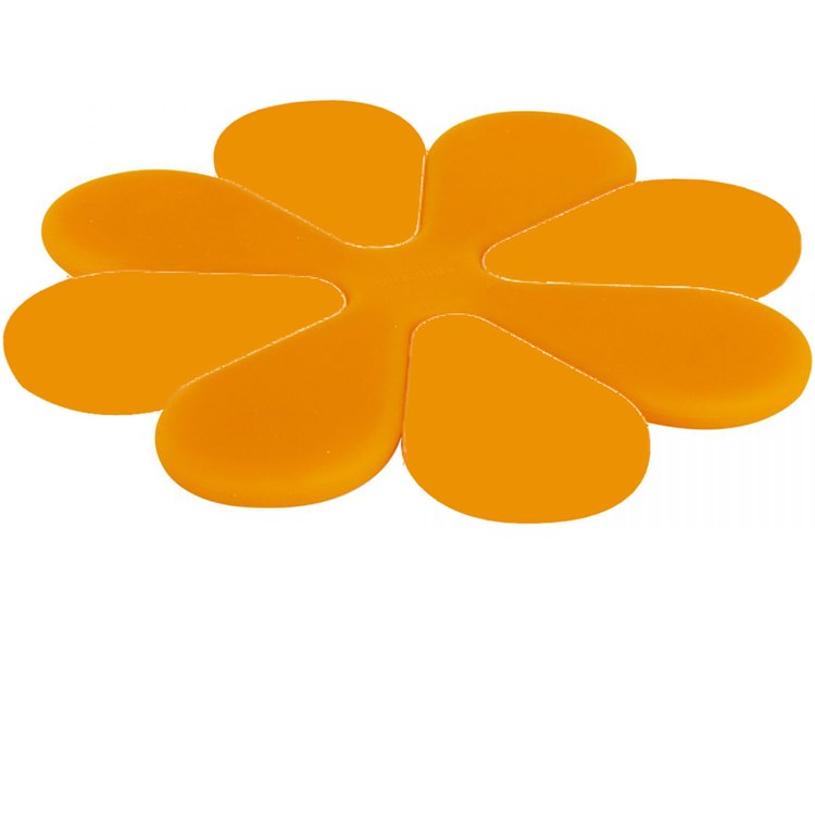 Set Due Sottopentola In Silicone Arancio