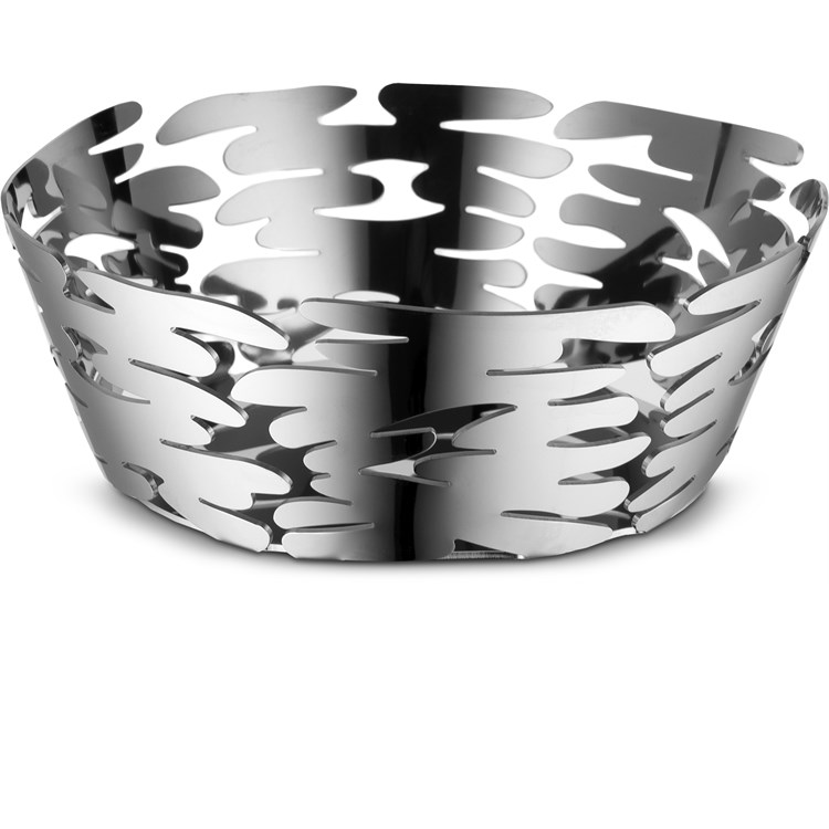 Cestino Rotondo In Acciaio Inossidabile cm 18