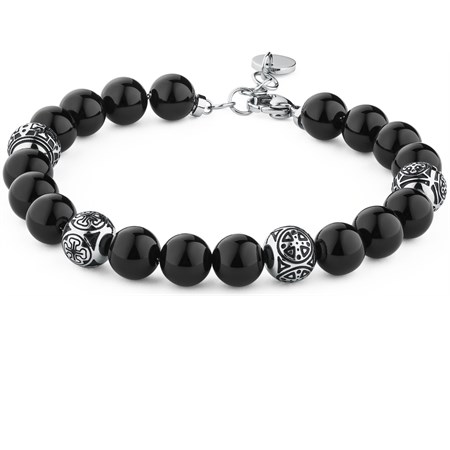 bracciale karma con onice nera