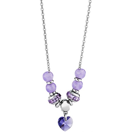 collana tres jolie mini viola pastello