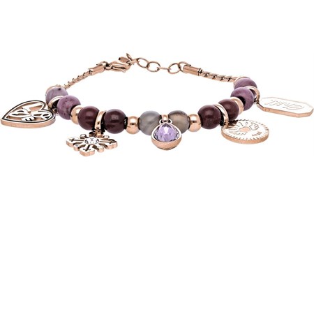 bracciale componibile con charm e pietre