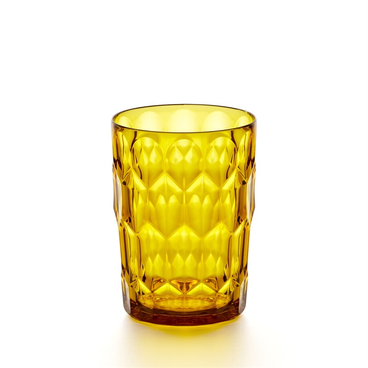 Bicchiere Alto Vanity Decoro n°3 Giallo Zafferano