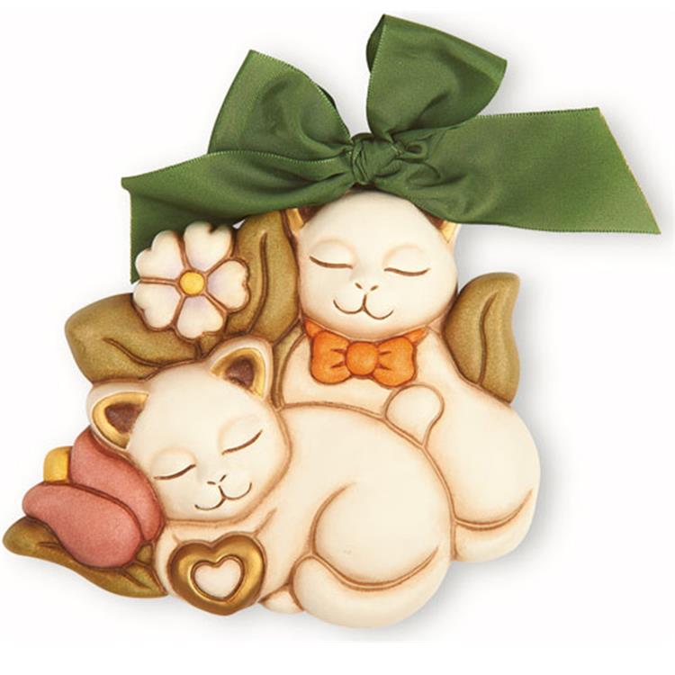 Formella Media Coppia Gattini