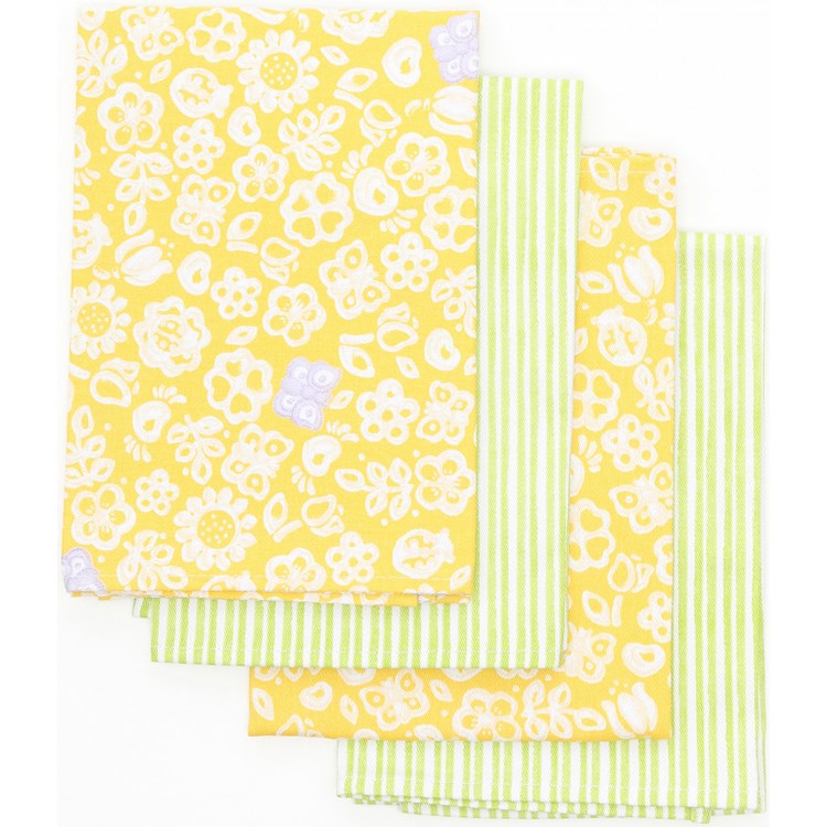 Set 4 tovaglioli Allover Butterfly