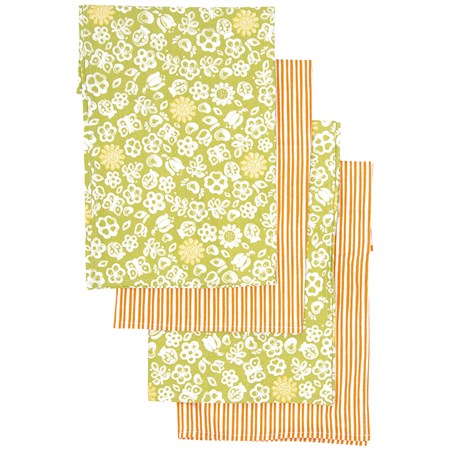 set 4 tovaglioli sunflower thun