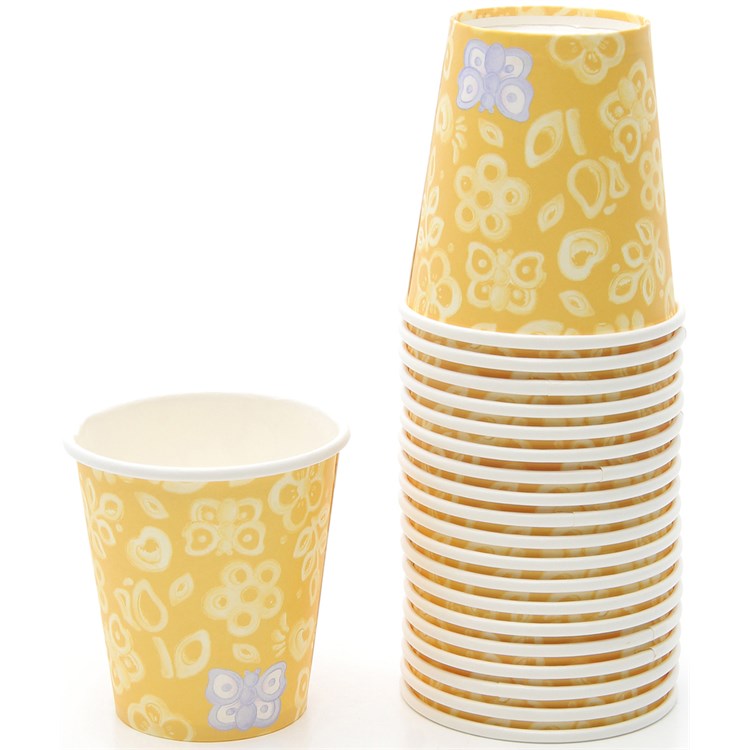 Bicchieri di carta allover butterfly