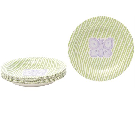 piatti di carta allover butterfly thun