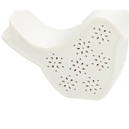 uccellino led fiocco di neve cm 12 h