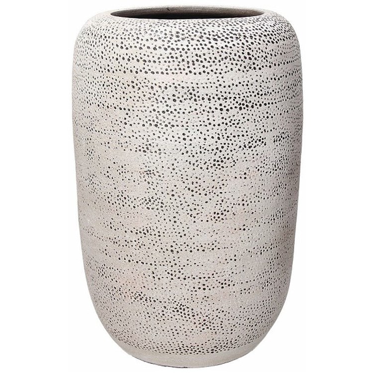 Vaso Elenoire Tortora Metallizzato H 35 Cm