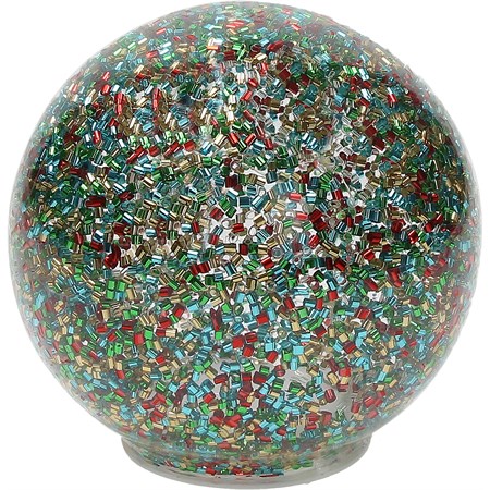 palla led cm 12 verde multicolor