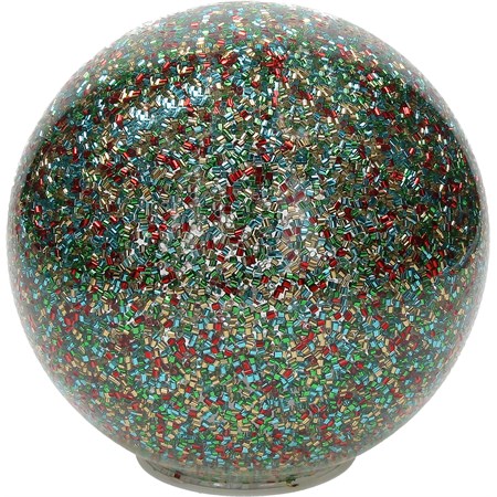 palla led cm 18 verde multicolor