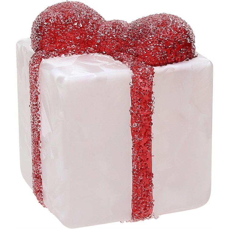 Pacco Con Led Rosso Cm 10 x 10