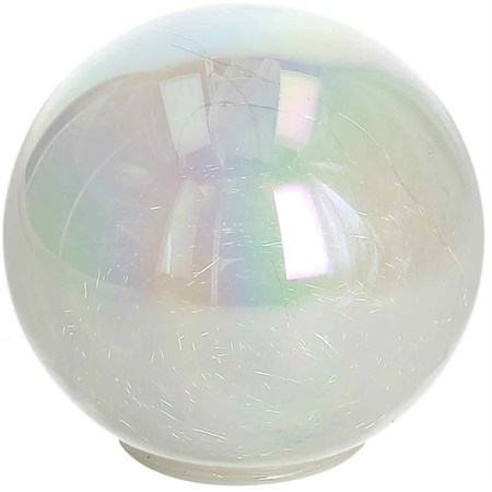 frozen sfera decorativa media led cm 14