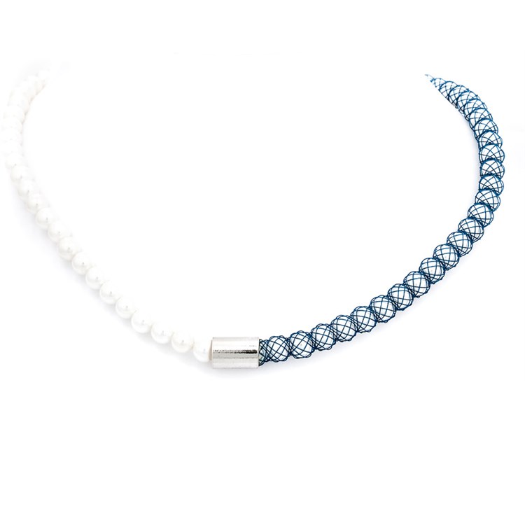 Collana Blu Perle