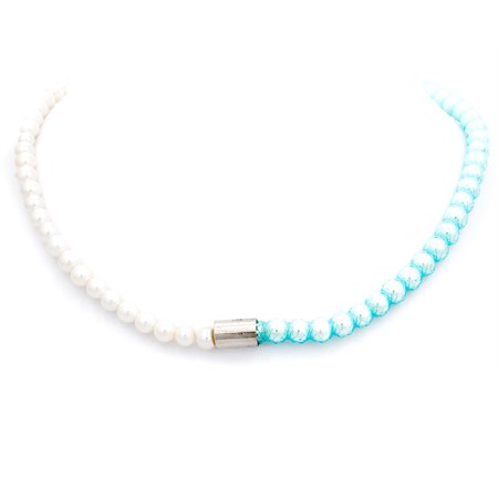collana celeste perle