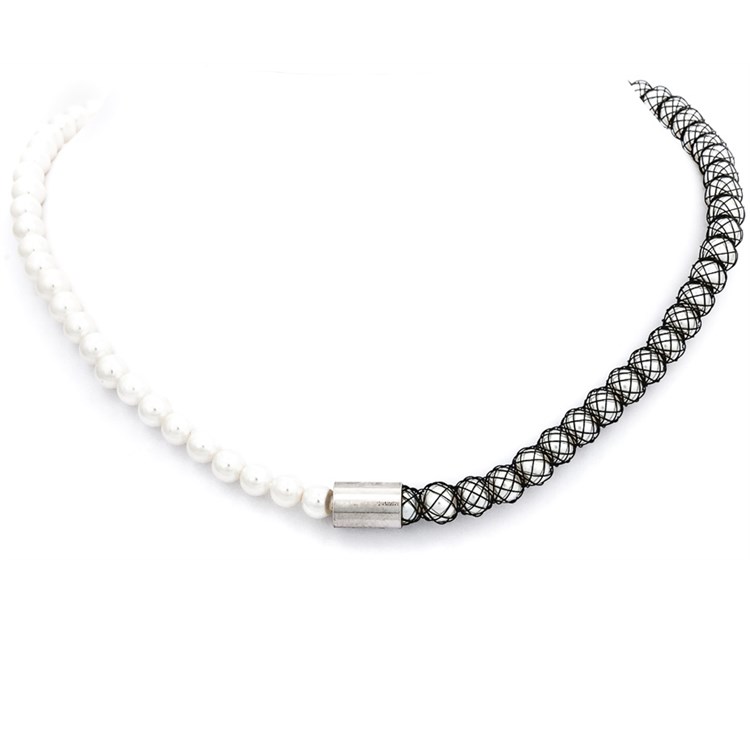 Collana Nero Perle