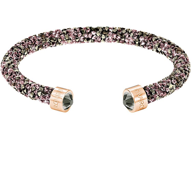 Bracciale Crystaldust Multicolore Oro Rosa