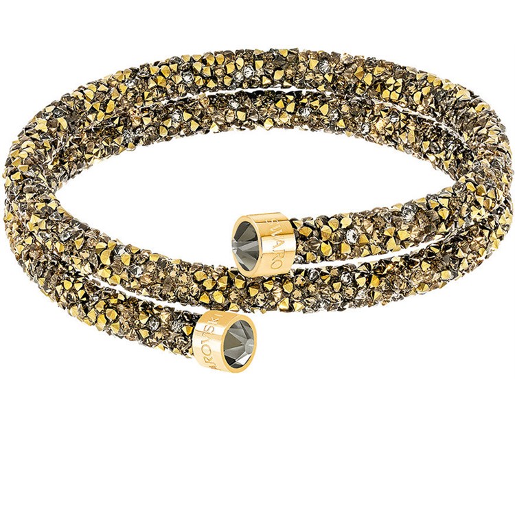 Bracciale Crystaldust Double Multicolore Oro