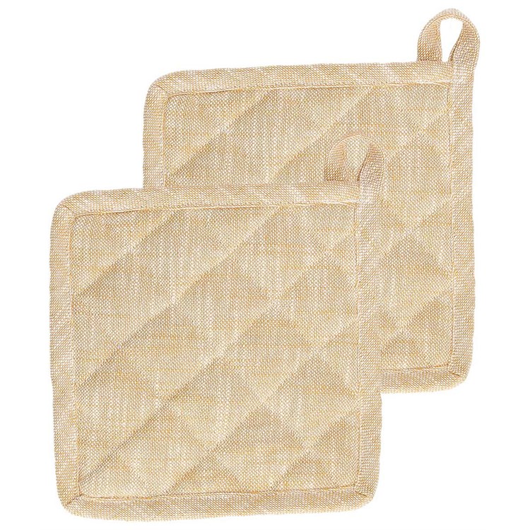 Set 2 Presine cm 18x18 Volterra Albicocca 