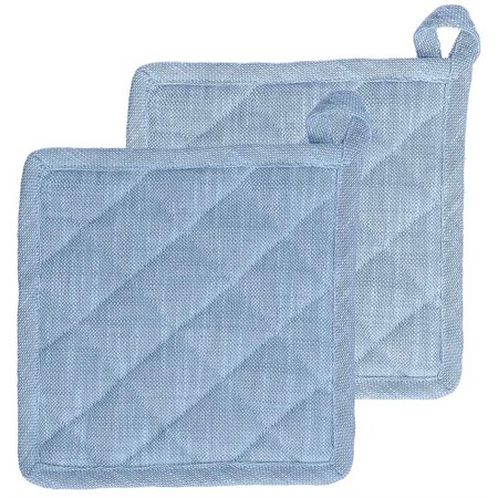 set 2 presine cm 18x18 volterra blu mare