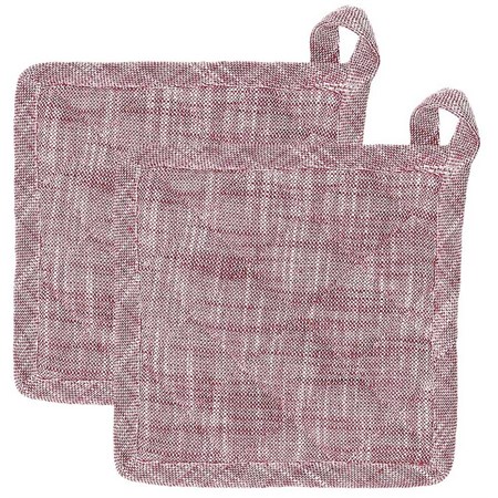 set 2 presine cm 18x18 volterra rosso