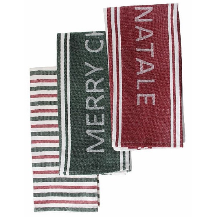 Set 3 strofinacci natalizi