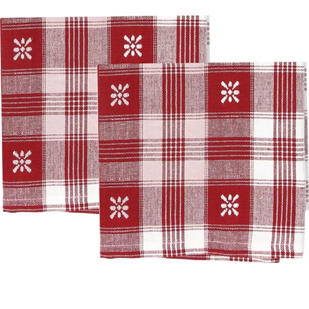 coppia di tovaglioli edelweiss cm 40 x 40