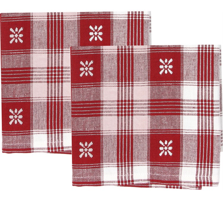 Coppia di Tovaglioli Edelweiss Cm 40 x 40