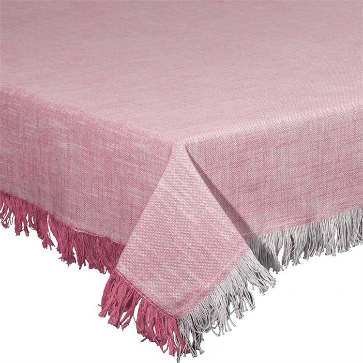 Tovaglia Rettangolare Volterra cm 140x240 Rosa Antico