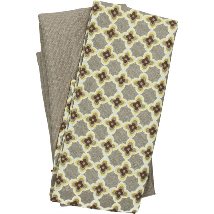 Set 2 Strofinacci Ortigia Giallo