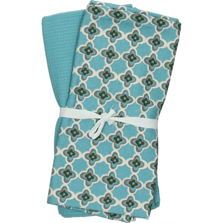 Set 2 Strofinacci Ortigia Turchese