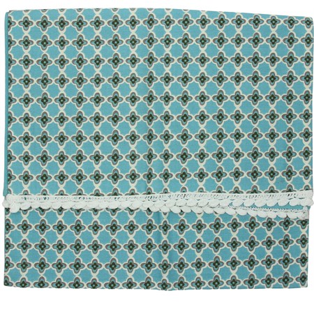 runner ortigia 140 x 45 turchese