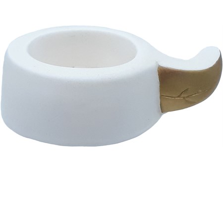 porta tea light foglia