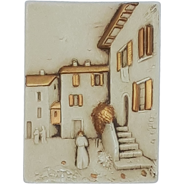 Quadretto Da Parete Borgo Oro