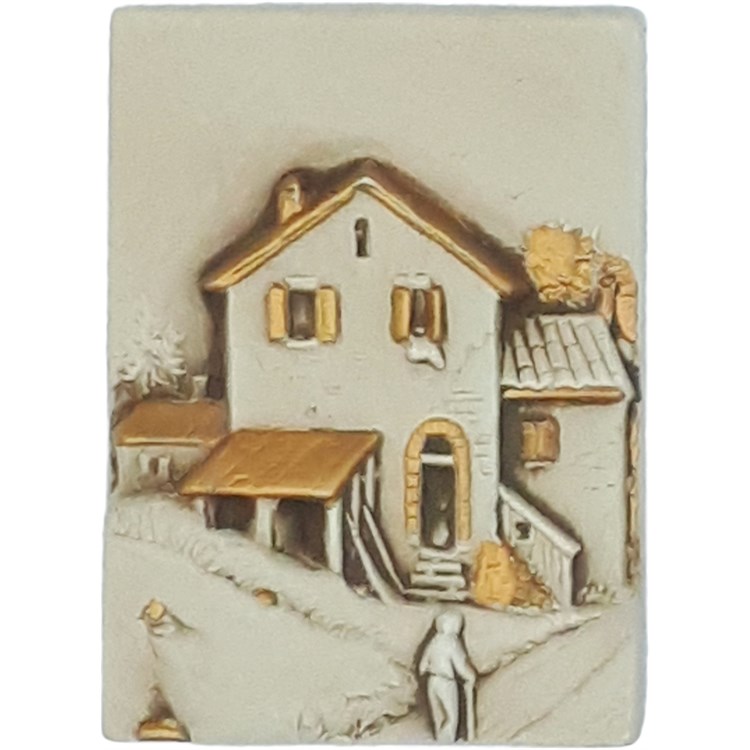 Quadretto Da Parete Casa Oro