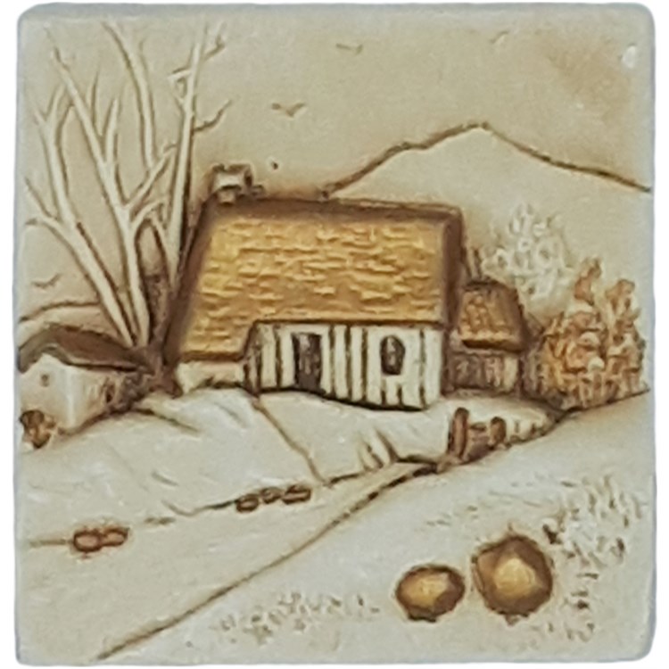 Quadretto Da Parete Baita Oro