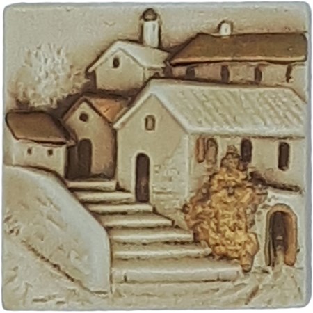 quadretto da parete scalinata oro