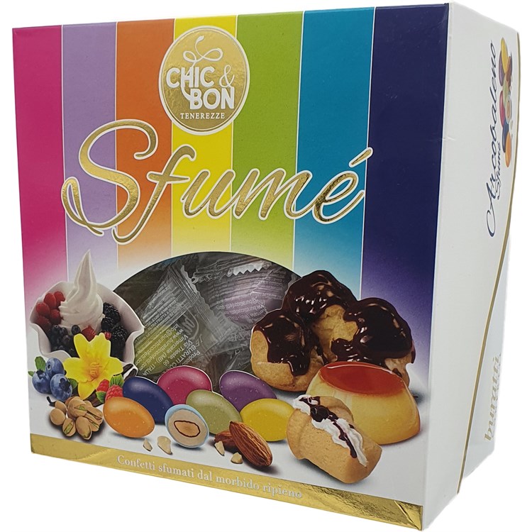 Confetti Tenerezze Vassoio Sfumè Arcobaleno