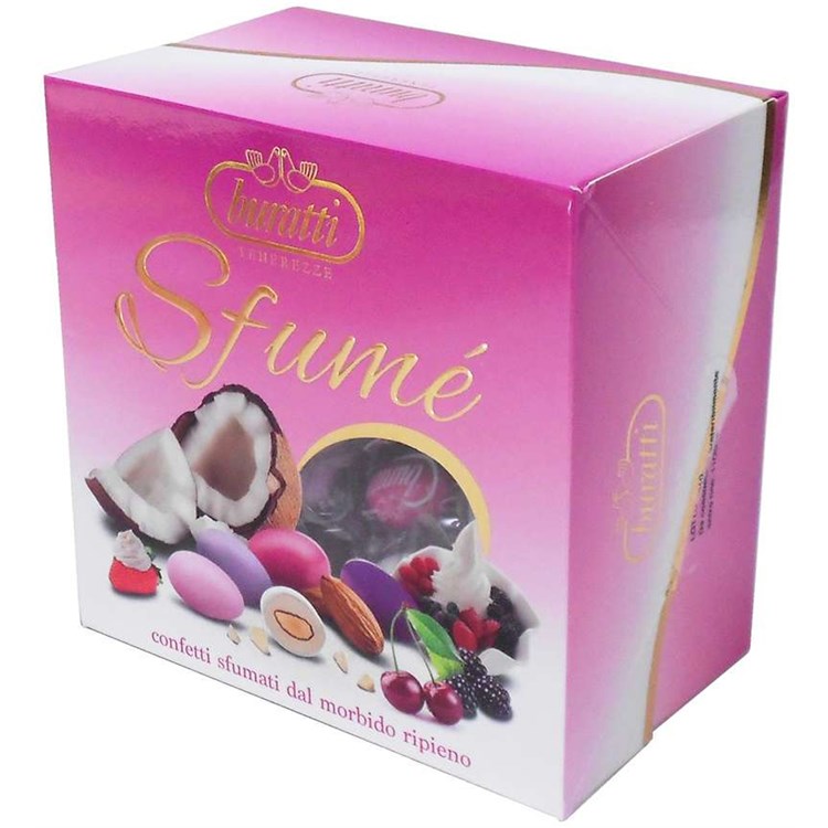 Confetti Tenerezze Vassoio Sfumè Rosa