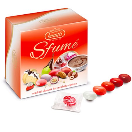 confetti tenerezze vassoio sfume rosso