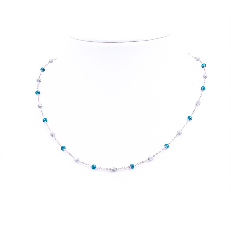 Collana Minimè Azzurro Cielo