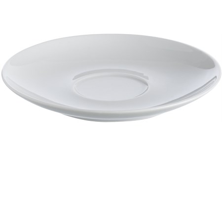 piattino in porcellana bianca
