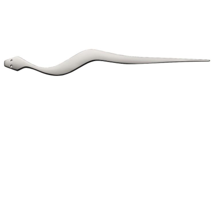 Tagliacarte Cromato M650CT – In Ottone Lucido, Design Elegante, Perfetto Come Regalo O Per La Scrivania