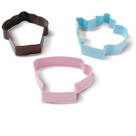 set 3 tagliabiscotti a tema the