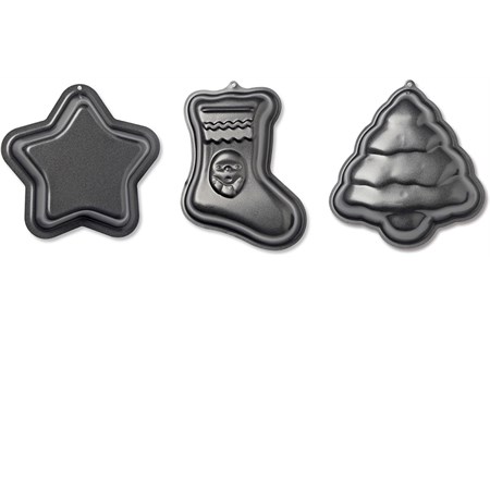 set 3 stampi da forno