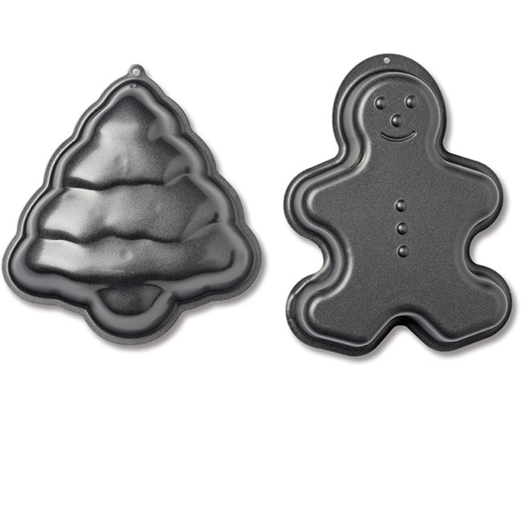 Set 2 Stampi Albero e Omino