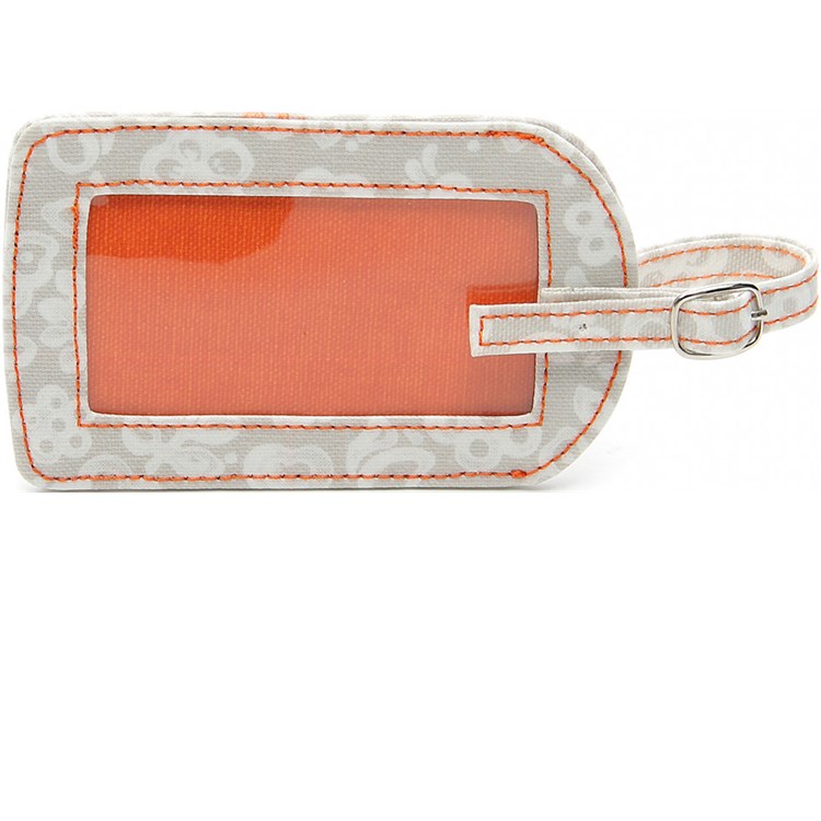 Targhetta nome valigia Allover Tulip